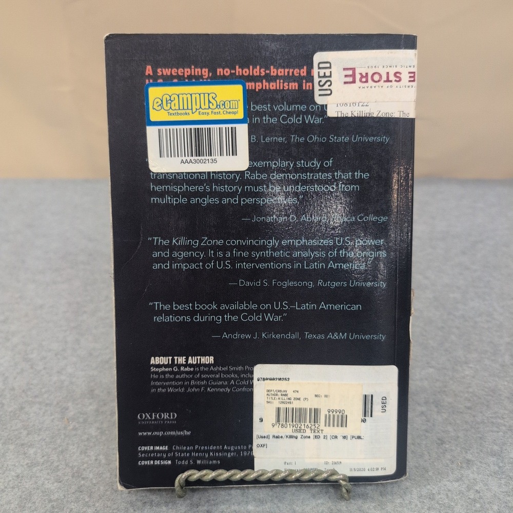The Killing Zone Stephen G Rabe‎ US Cold War Latin America 2nd Ed Oxford History - Picture 2 of 4